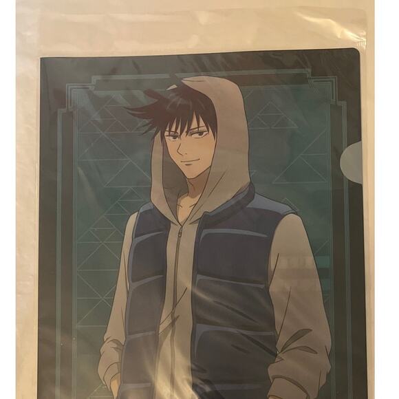 JUJUTSU KAISEN Megumi Fushiguro - ANIME - Acrylic Clear File / Poster - NEW - Picture 5 of 7